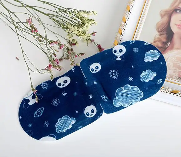 

2020101811 Non Woven and Cotton Fabric Panda Eye Cover Blue Space Sleep Cover