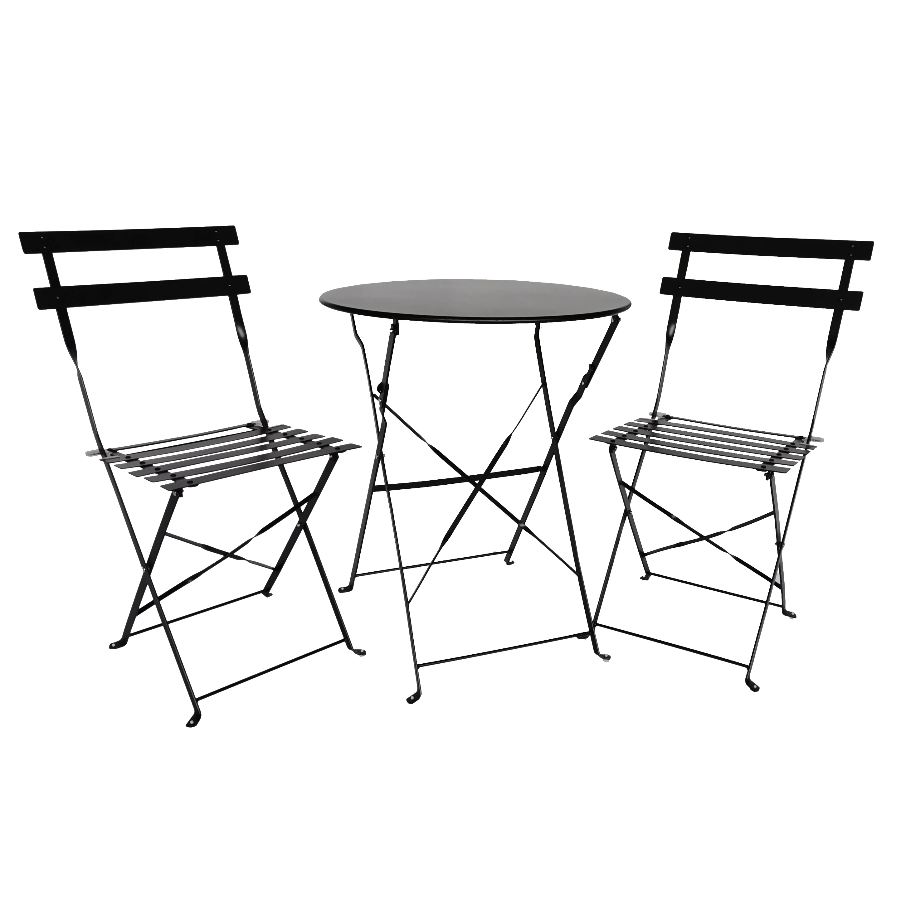 Garden Set Metal Material Bistro Chair Metal Outdoor Folding Chairs ...