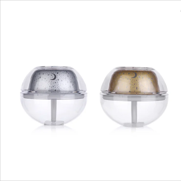 Romantic Creative Home Residential Crystal Humidifier USB Projection RGB Night Lamp