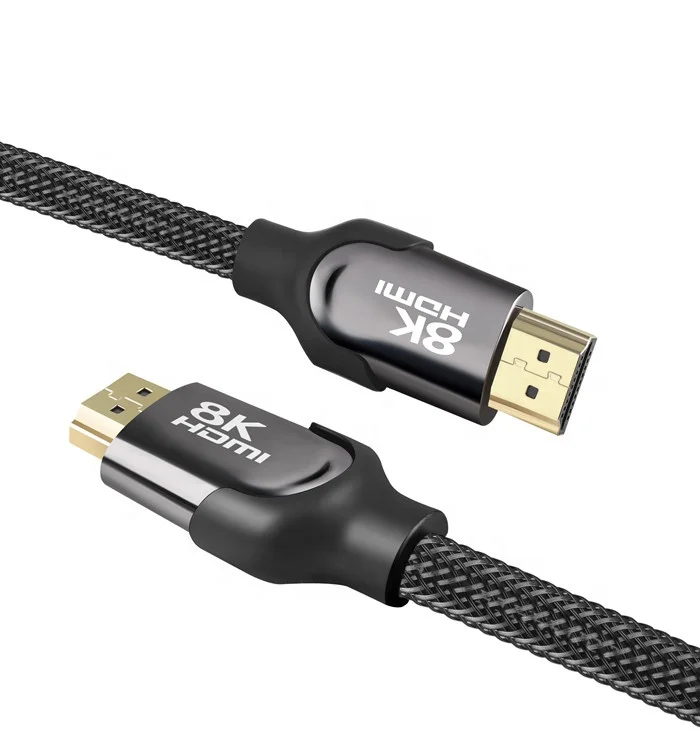 

Ready to Ship RoHS 8K Ultra High Speed UHD Black HDMI TO HDMI Port Cable for PS4 PS5