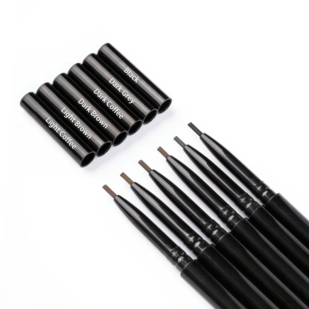 

6-color Ultra-fine and Easy-to-make Up Eyebrow Pencil Private Custom Logo Wholesale Cosmetics In Bulk