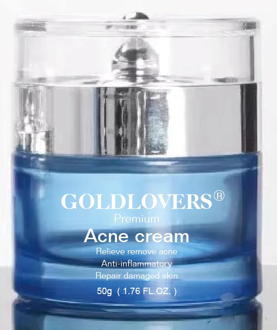 

Repair damaged skin care acne face cream bottle private lable skin revitalizer