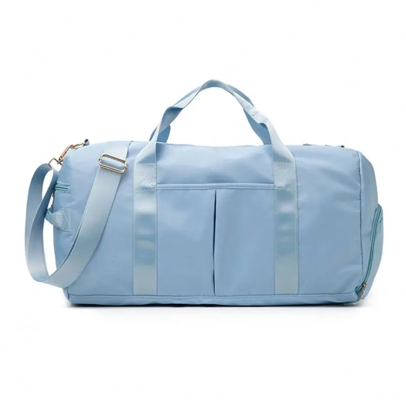

Wholesale Custom Outdoor Travel Sports Black Pink Men Women Gym Bag, Red, green, blue, black, orange