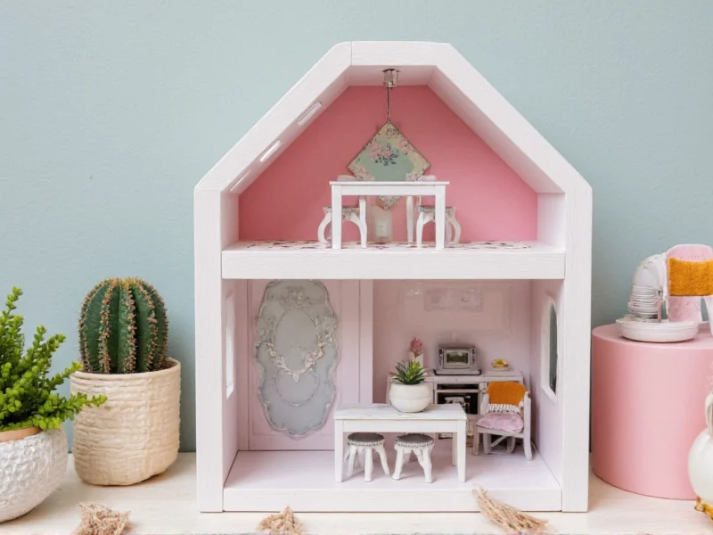 Creative diy dollhouse decorating with upcycled miniature furniture