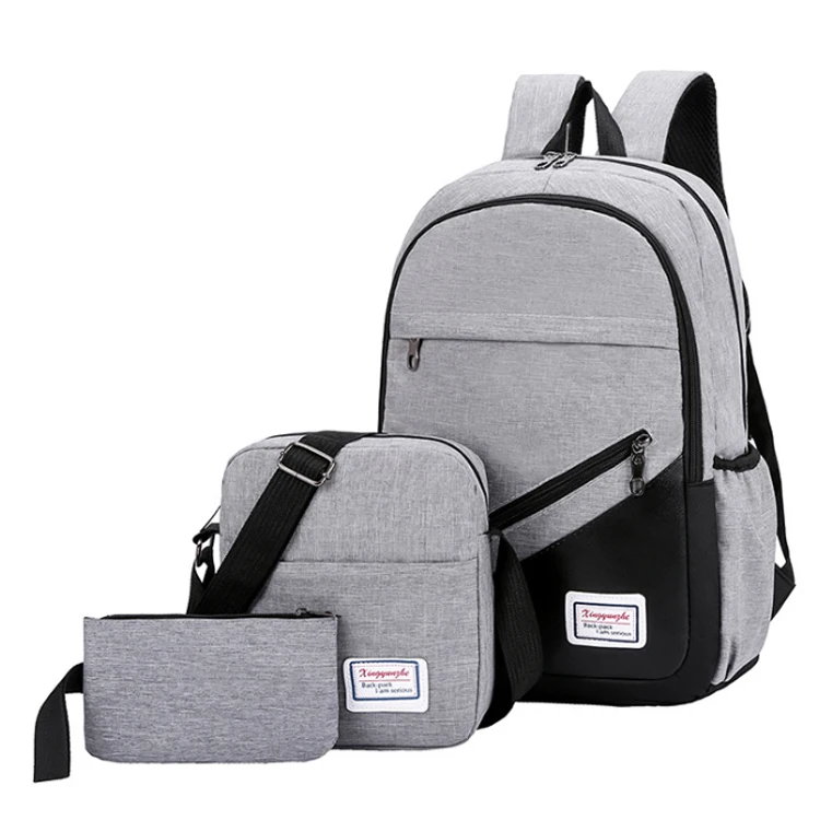 

Osgoodway2 Hot Sale Wear Resistant 3 Pieces Student Shoulders Bag Back to School Bag Set, 6 colors