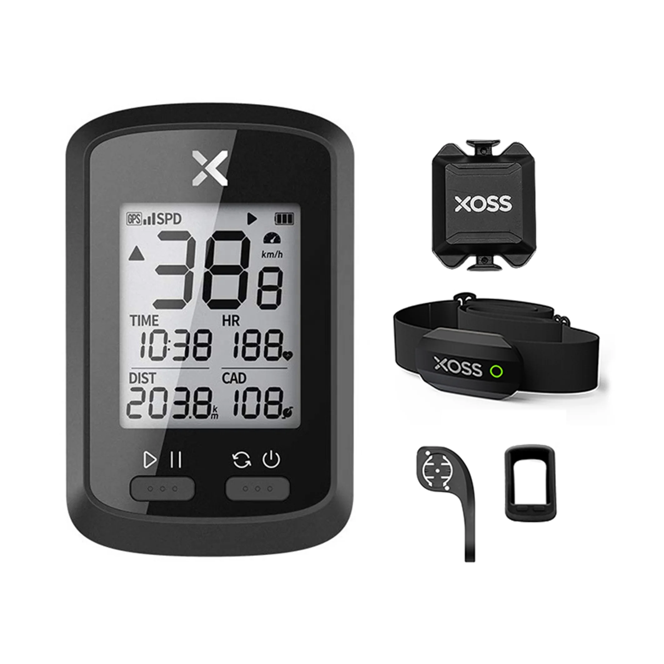 

XOSS G G+ Gps Waterproof Ant+ Strava Barometer Cadence Heart Rate Bike Computer