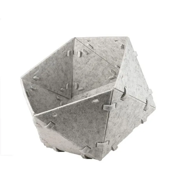 

Fashional New Design Felt Pet Products Home Beauty Cat Bed Cage, Gray
