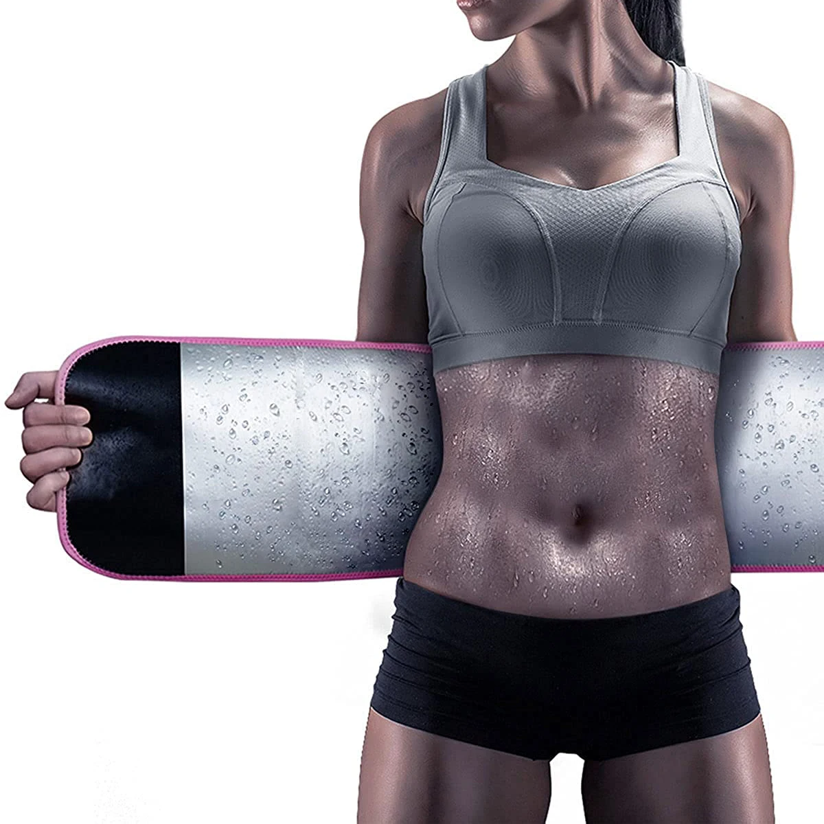 

Hot Ladies Neoprene Slimming Sweat Belly Band Weight Loss Waist Trainer Trimmer Belt