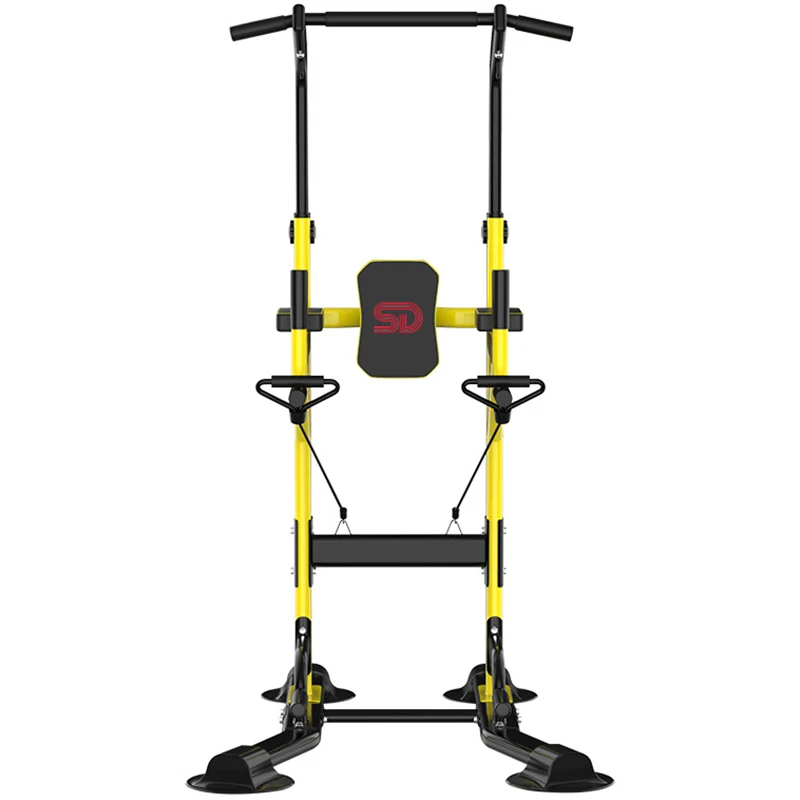 

SD-303 Best price fitness equipment multi home dip sattion pull-up bar with dips function, Black,yellow