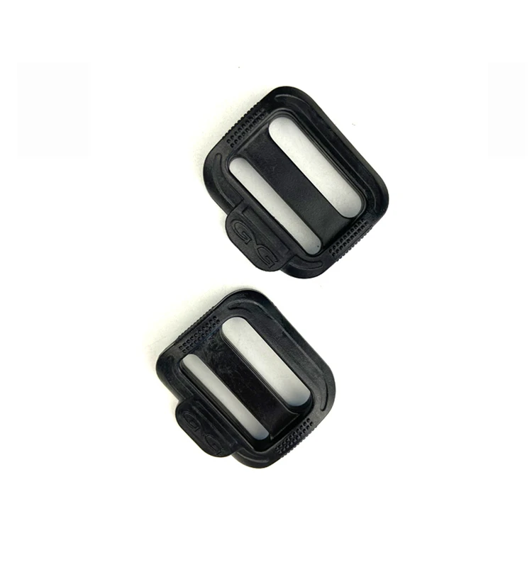 

POM plastic eco-friendly recycle backpack accessories belt buckle ladder lock for bag strap, Customized