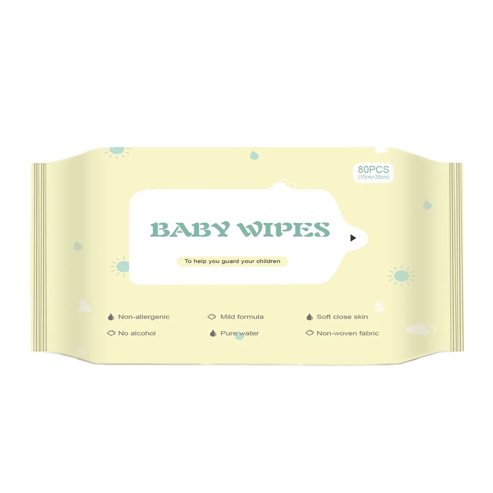 

Factory Price Private Label Non Alcohol Disposable 99% Water Made Tissue Baby Wipes In Bulk