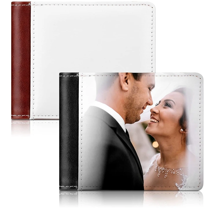 

HOCAYU PU Leather Blank Men Universal Sublimation Wallet with Card Holder