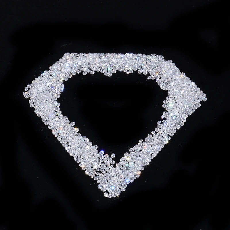

New arrival 2.1mm round ideal cut VVS clarity melee loose diamond price per carat wholesale