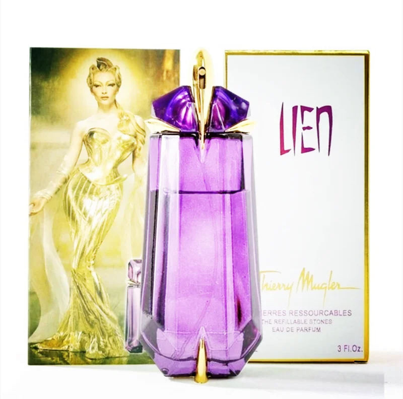 

Hot sale perfume 2021 Women's perfume 100ml Eau de Parfum purple bottle body spray long lasting fragrance original type perfumes, Picture