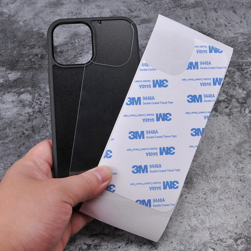 

For Iphone 12 2 in 1 Blank Sublimation Glass Case With Customized UV Printing, Multi