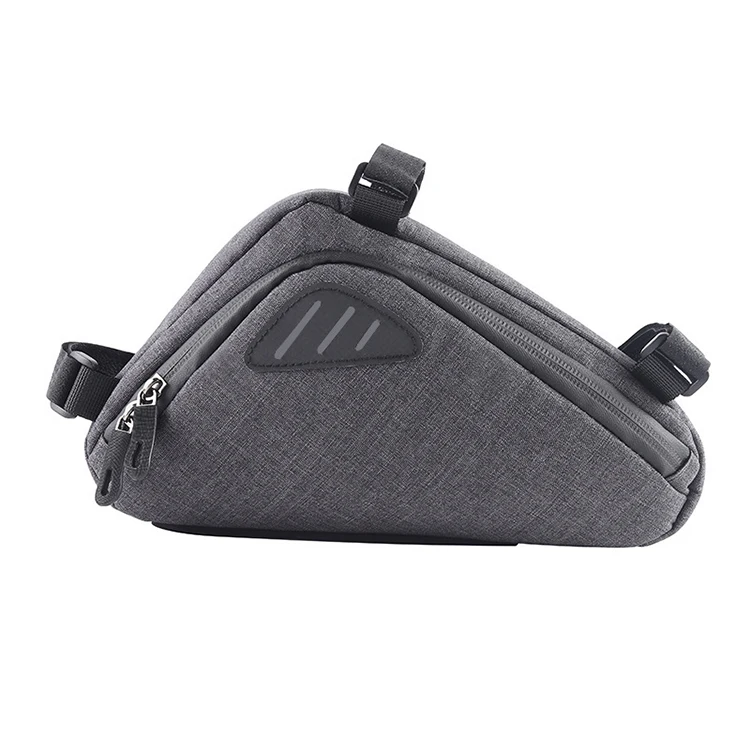 

Cycling Rainproof Bicycle Storage Pouch Accessories Portable Reflective Strip Triangle Bike Bag, Picture shows