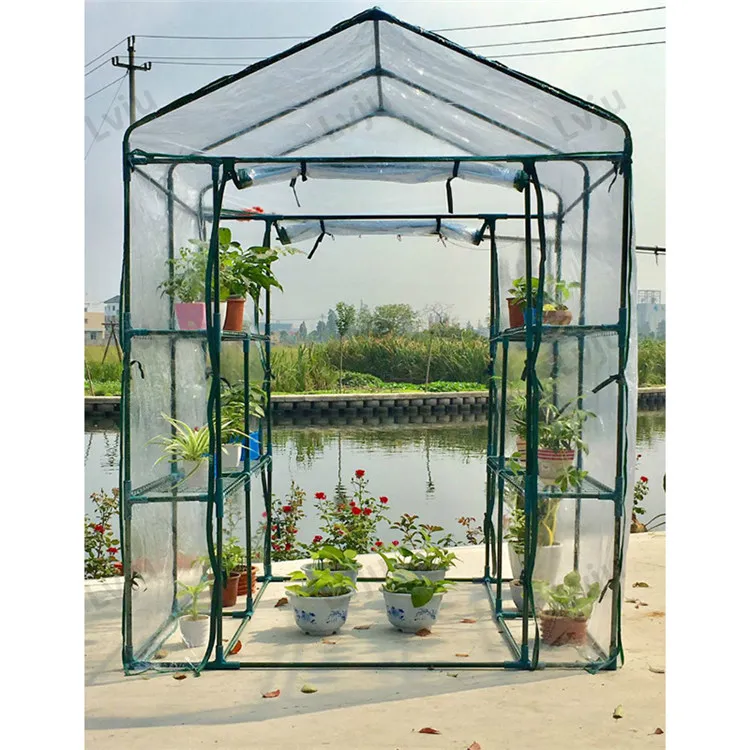 

Solar Heating Garden Greenhouse Tunnel Manufacturers Seedlings Vegetable Tent Usage Winter Portable Garden Greenhouses For Sale, Clear /custom