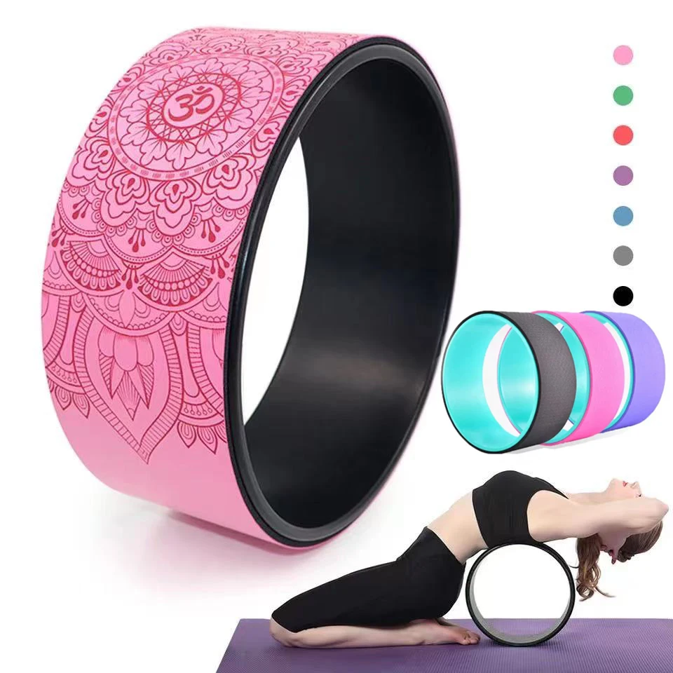 

3D Point Massage Yoga Roller Pilates Wheel Bend Artifact Exercise Tool Weight Loss Magic Waist Fitness Accessories