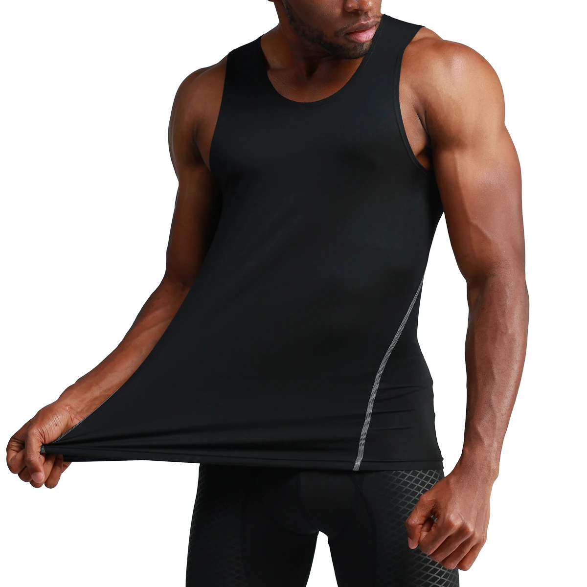 

Running sportswear sleeveless custom logo gym muscle tank top men fitness stringer