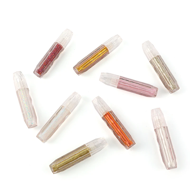 

Custom logo 9 Colors Hot Selling Waterproof Cosmetics Makeup Glitter Shimmer Pearl Powder Private Liquid Eye Shadow