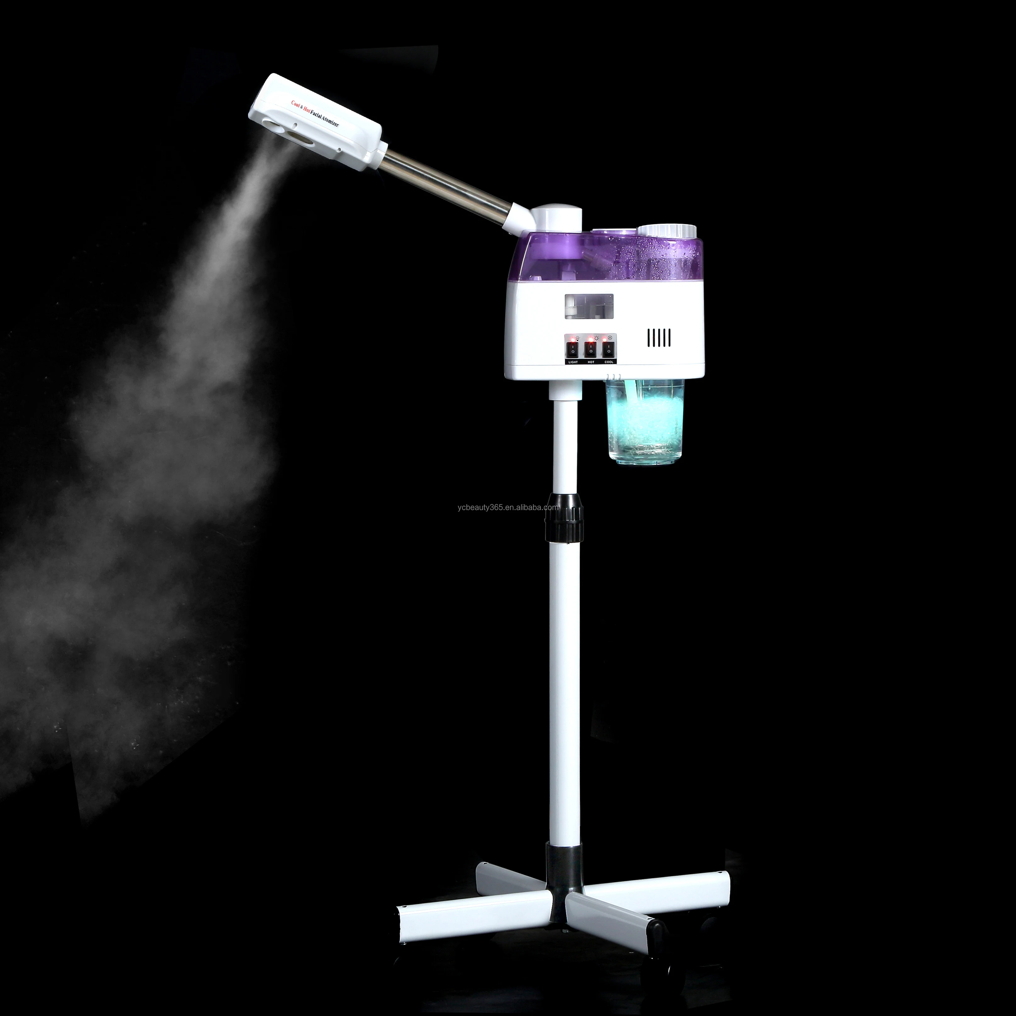 Professional Beauty Salon Use Hot Cold Facial Steamer With Ozone Hot