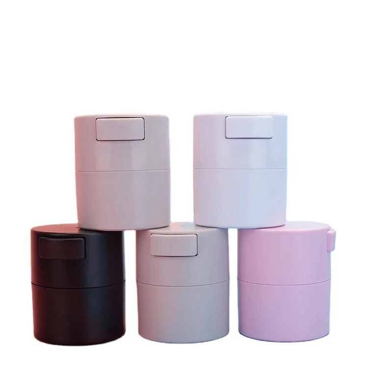 

New 4 Matte Color Eyelash Glue Storage Tank Dry Keeping Tool Container, Black/pink/white/grey
