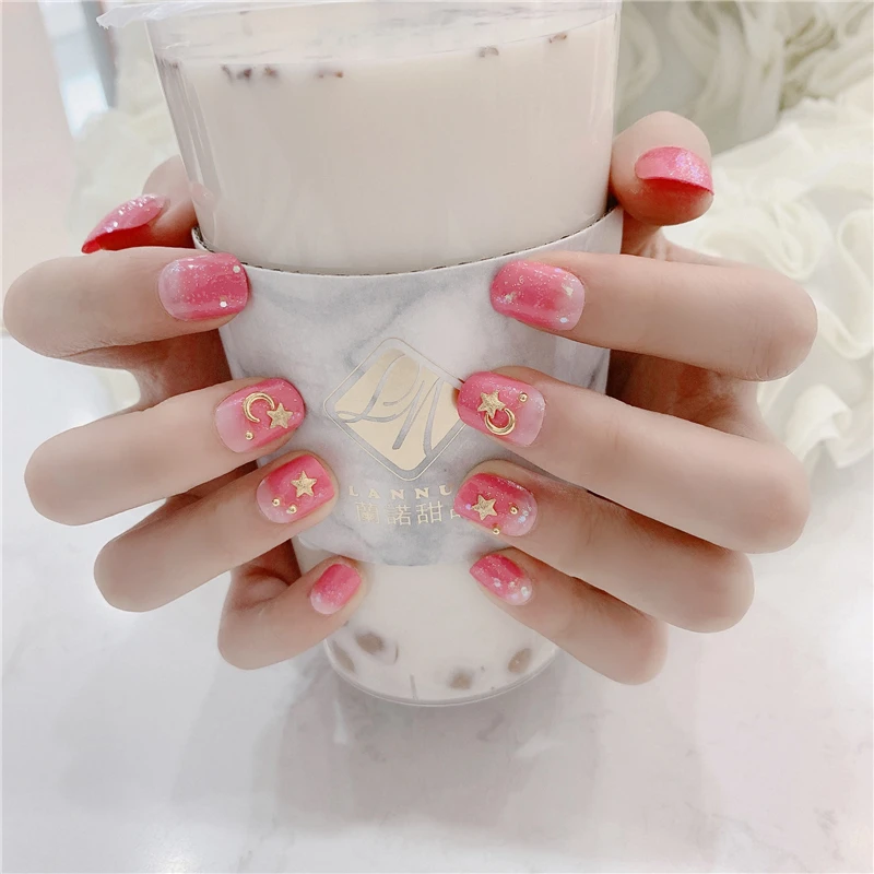 

star moon box of press on nails false nails from china