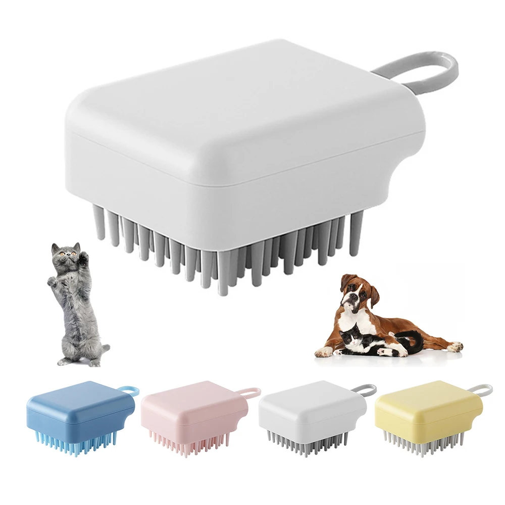 

Portable Cleaning Washing Bathing Tool Pet Bath Massage Comb Brush For Cat Dog