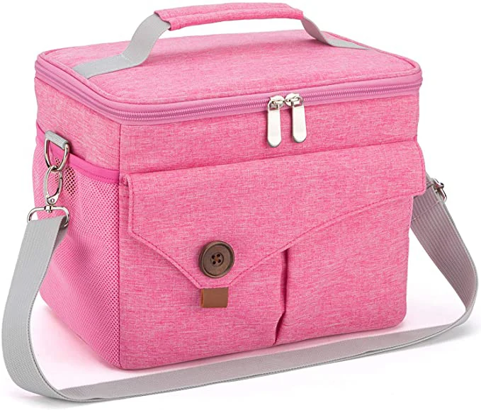 

Water-resistant Insulated Cooler Lunch Bag, Customized color
