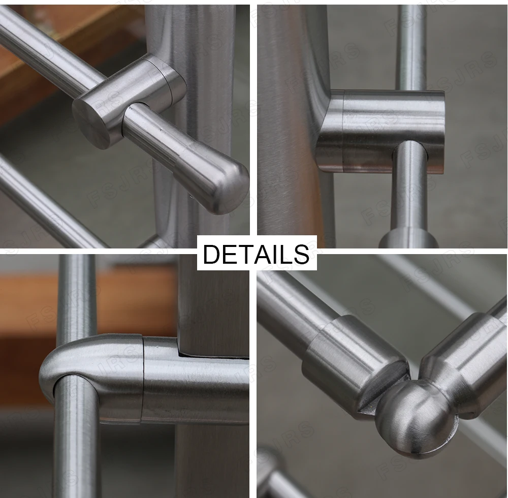 Barandilla De Vidrio Templado Para Balcón,Barandilla De Puerta De