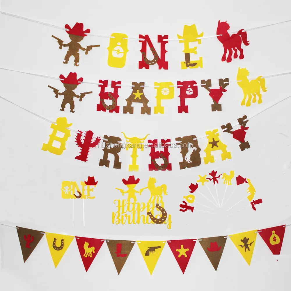 West Cowboy Joyeux Anniversaire Banniere Bottes Chevaux Fers A Cheval Guirlande De Decoration De Fete Enfants Anniversaire Faveur Fournitures Buy Fete D Anniversaire Decorations Enfants Fete D Anniversaire Banniere Joyeux Anniversaire Lettre Banniere