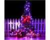 Outdoor Solar Powered LED strip light RGB Copper Wire tape Holiday String lighting Fairy Christmas Garden Decoration 10m 20m