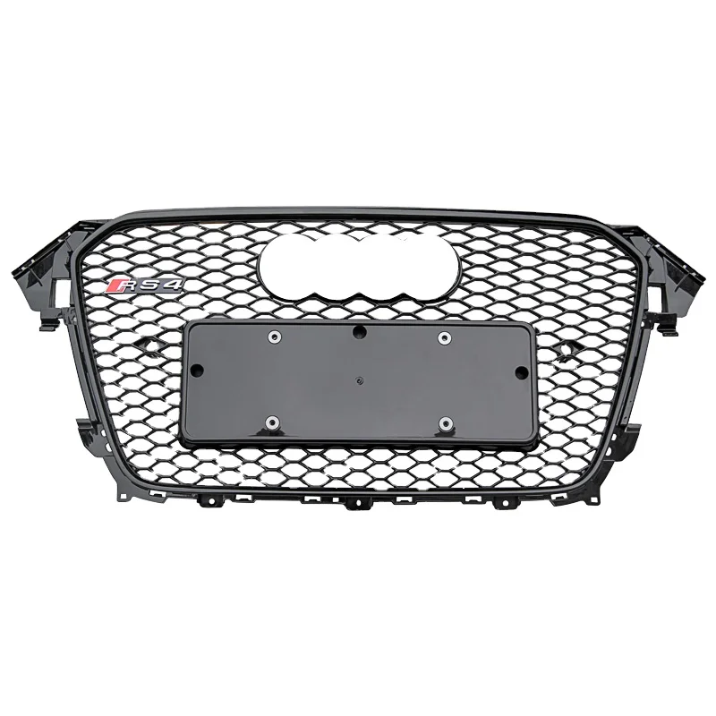 

Free shipping RS4 front car grill for Audi A4 S4 B8.5 front grill upgrade to RS4 style 2013 2014 2015 2016