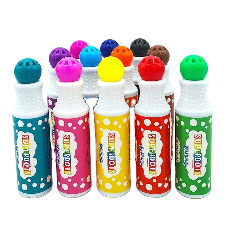 

other educational toys Hot Selling Small Nib Colorful Dot Marker Pen Kids Drawing Toys Art Tool
