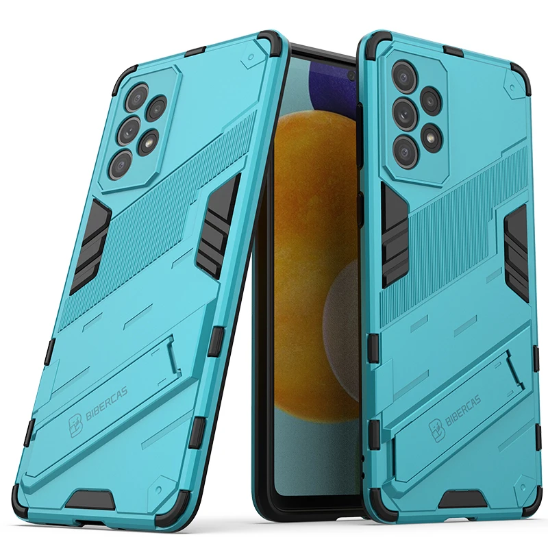

New Kickstand Shockproof Armor Phone Case For Samsung Galaxy A73 5G, As pictures