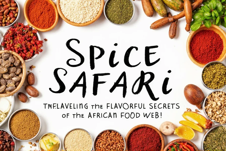 Close-up of various African spices in jars