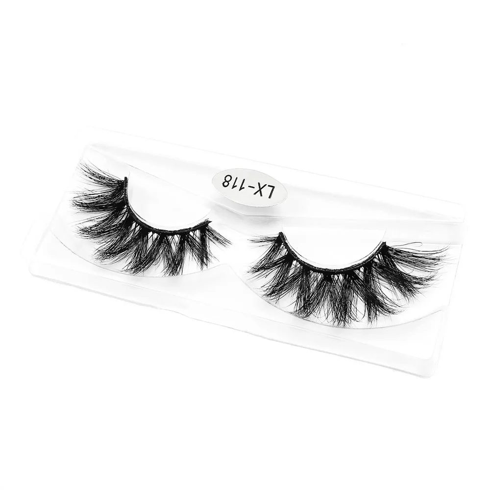 

wholesale luxury custom 100% natural fluffy set bulk eyelashes