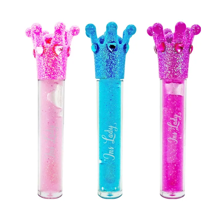 Crown Shaped Metallic Highshine Moisturizing Clear Transparent Glitter