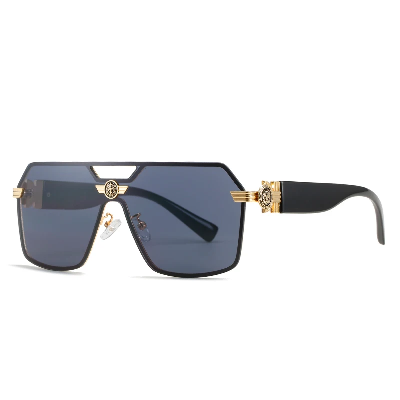 

VASHAP 10298 2022 new sunglasses unique oversized plastic metal designer shades clear women men retro Fashion sun glasses UV400, Mix color