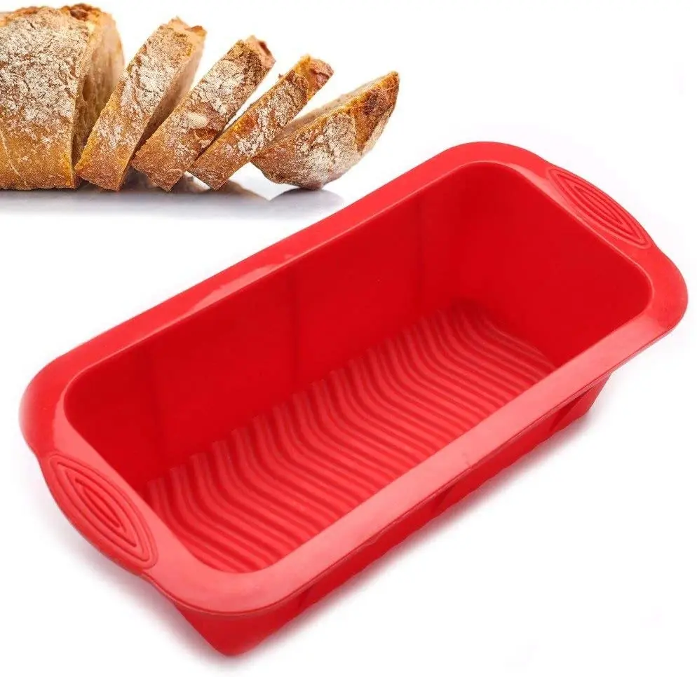 

Diy Silicone Baking Cake Toast Mold Nonstick Silicone Bread And Loaf Pan For Homemade Cakes Breads