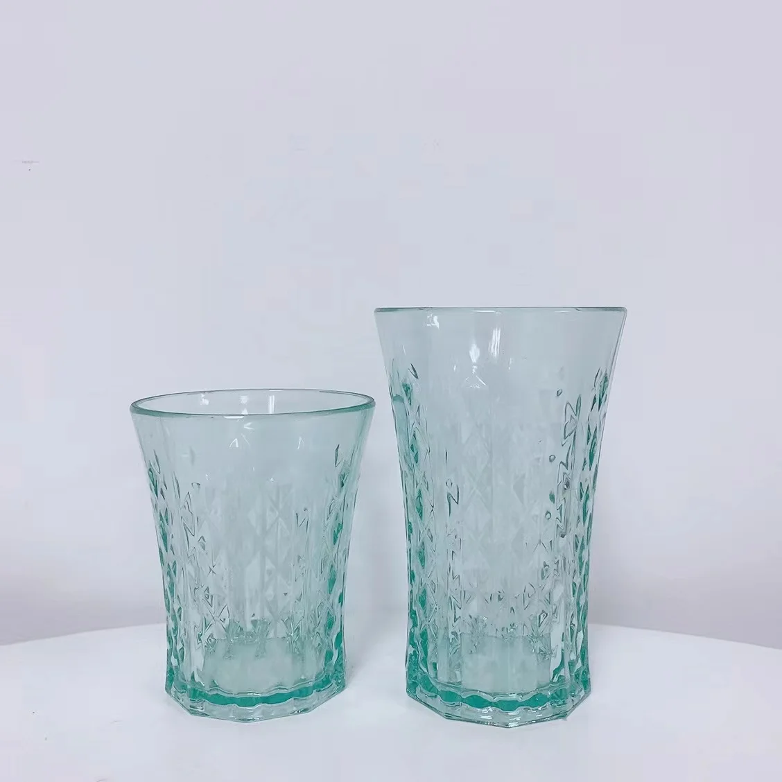 

Manufacturers Restaurant Service Juice Clear Tumbler Festival Drink Plastic Cup, Green or custom color