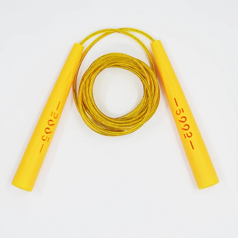 

Factory wholesale Quality Flexible Skipping Rope Best Selling Handle Jump Rope PP Handle Colorful Skip Rope for Training