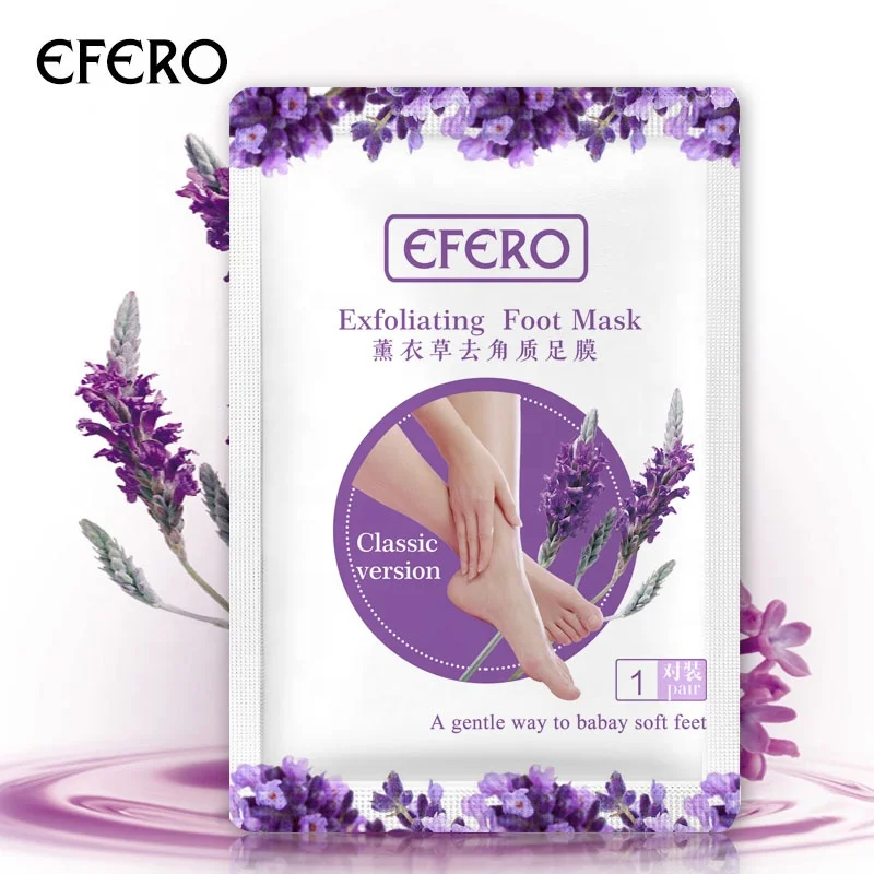 

EFERO Exfoliating Foot Mask Pedicure Socks Exfoliation for Feet Mask Remove Dead Skin Heels Foot Peeling Mask for Legs