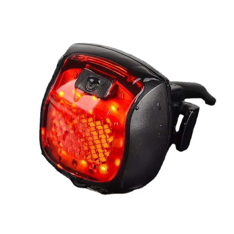 

New Arrival ABS Plastic Bicycle Tail Light USB Charging Led Warning Light Cob Night Riding Tail Light, As shown