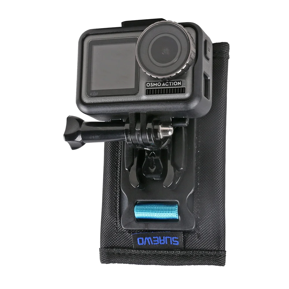 
SUREWO Gopro Hero 8 Backpack Strap Mount for GoPro Hero 8/7/(2018)/6/5 Black DJI Osmo Action and Most Action Camera 