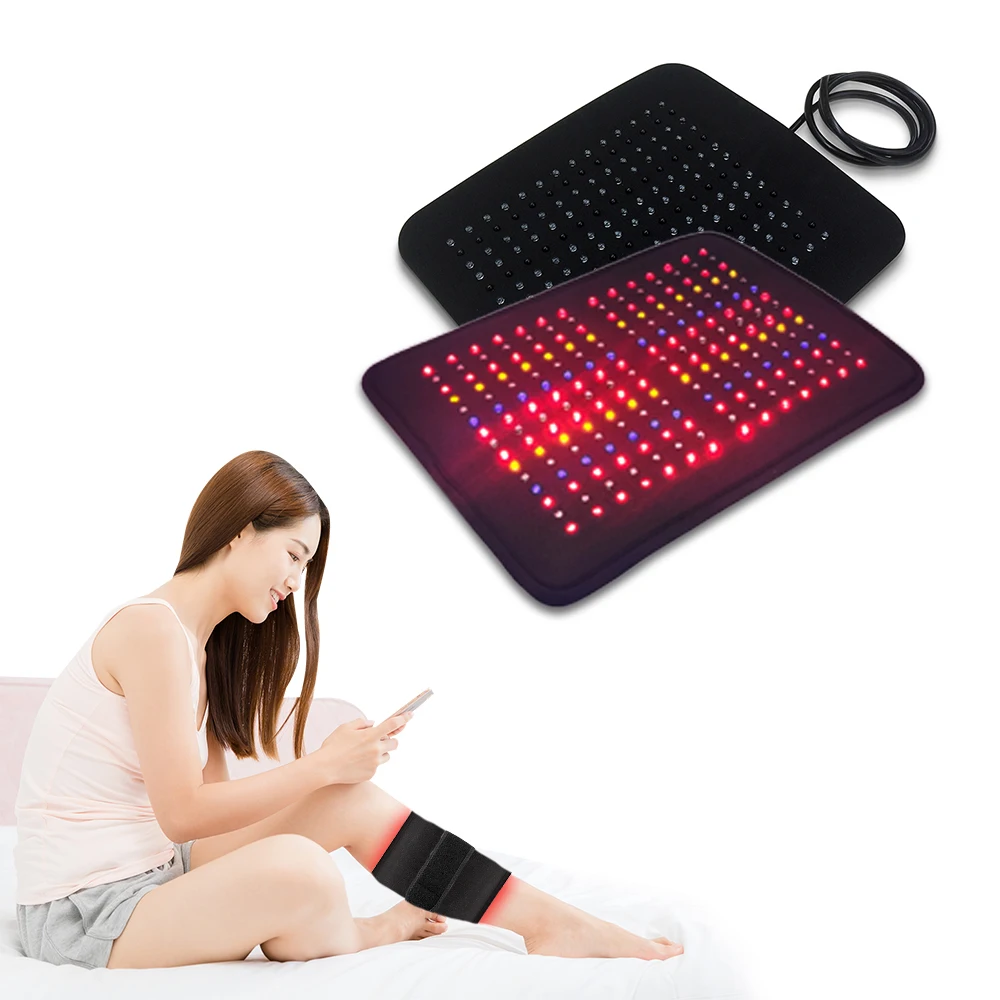 

OEM Multi-function four-color phototherapy pad beauty skin care pain management LED physiotherapy pdt treatment pad