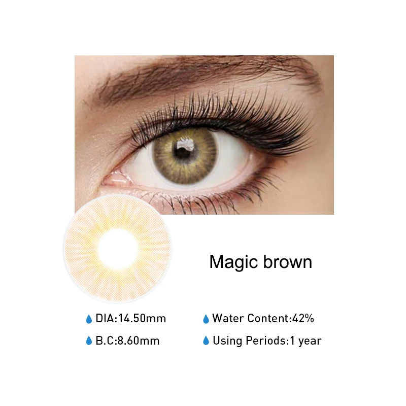 

Clear contact lens lentes de contato naturais contacto coreanos