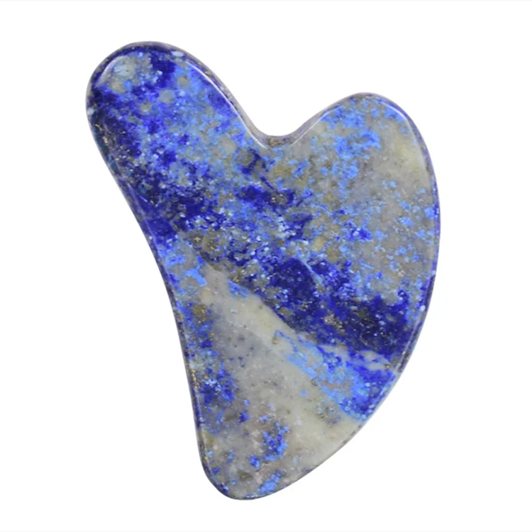 

Limited Edition Lapis Lazuli Jade GuaSha For Smoothing Facial Skin Best Lapis lazuli Jade Gua Sha, Blue