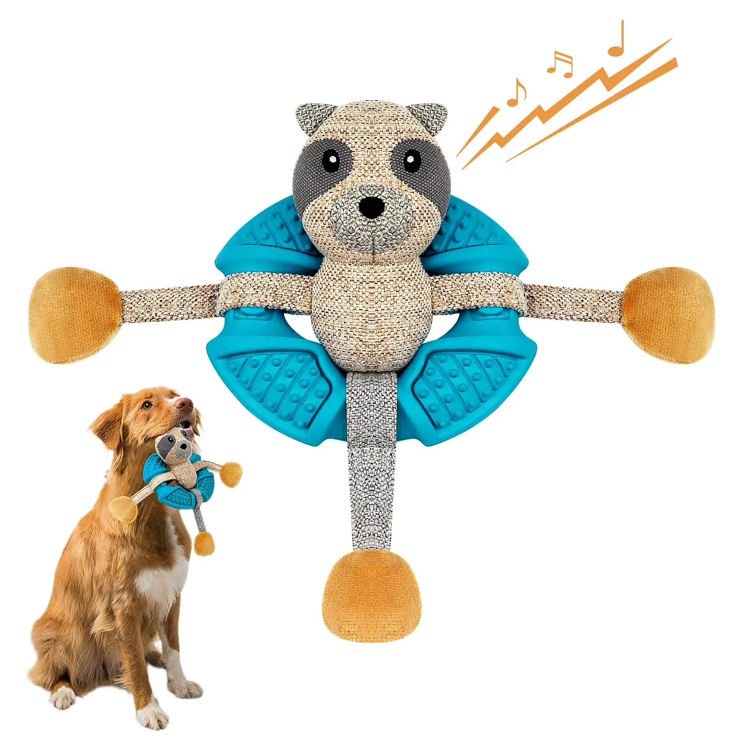 

High Quality Pet toys interactive fun pet molar bite ball toy interactive dog ball, Blue