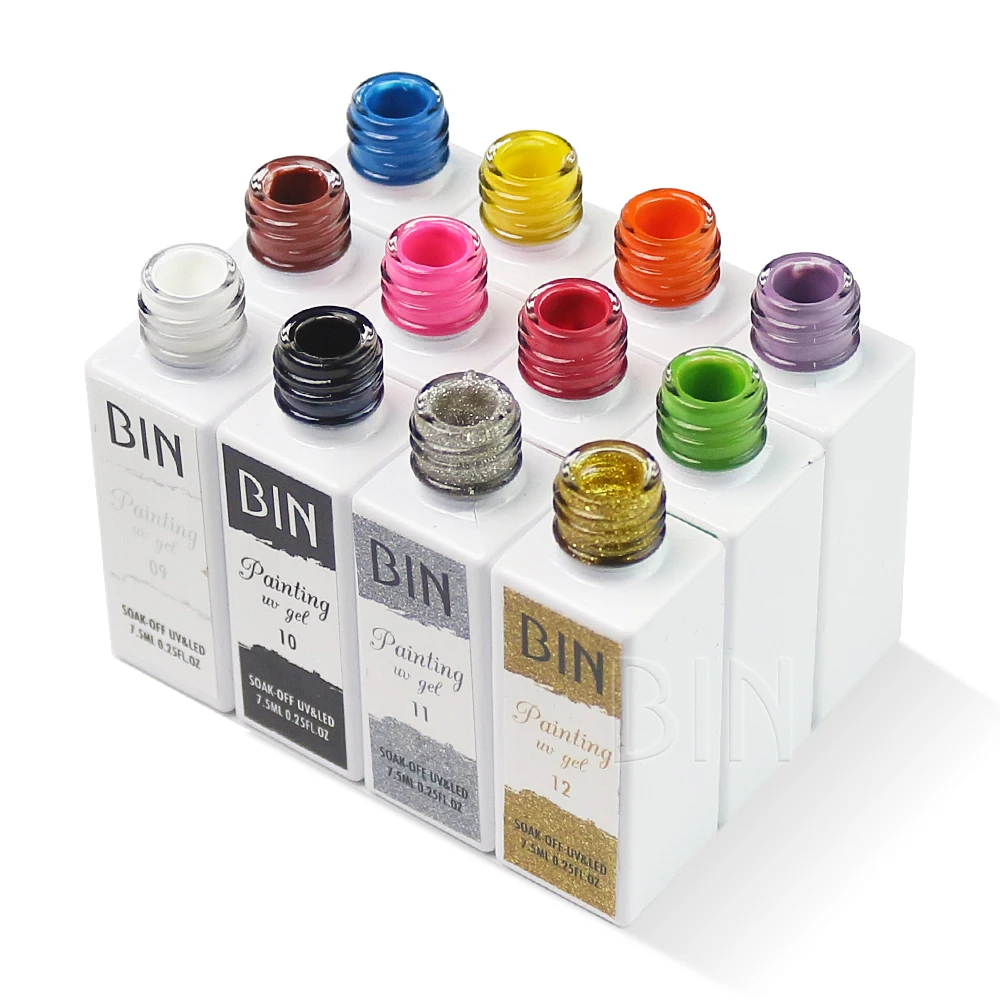 

BIN 308 Colors Gel Nail Polish 5G Cream Pudding UV Gel